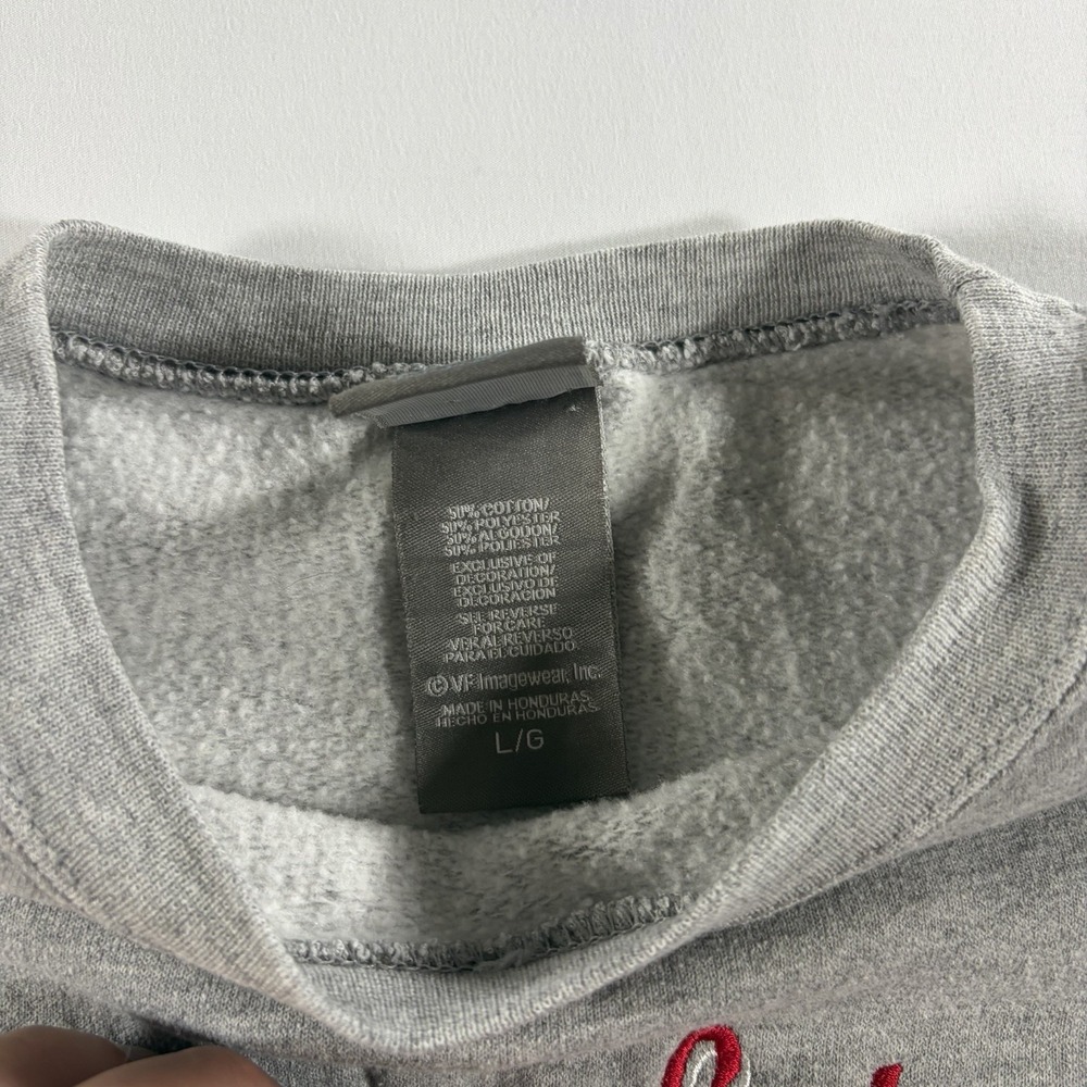 Starter Ohio State Buckeyes Women's Large Gray Embroidered Crewneck Sweatshirt - Picture 5 of 7